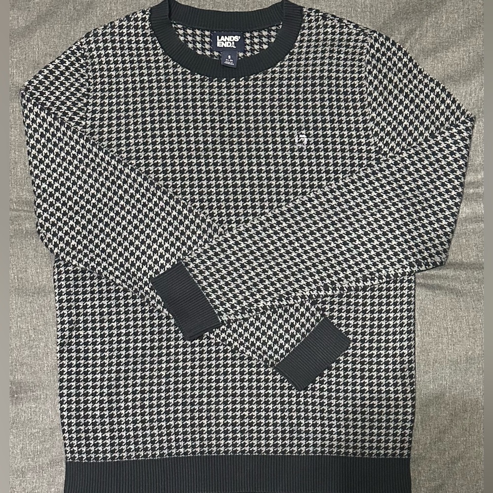 Chase Bank Houndstooth Sweater